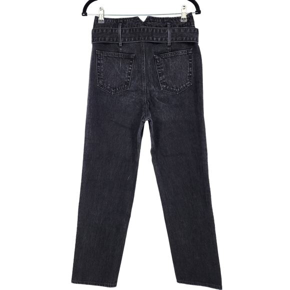 GRLFND Solange in Remote Control High Waist Belted Straight Leg Jeans Size 26 - Picture 3 of 8